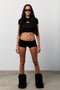 GRAFFITI BABY TEE BLACK
